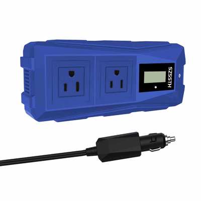 Хорошая цена. Высокопроизводительный автомобильный инвертор 300 Вт 12 В с интеллектуальной системой охлаждения и многоуровневой защитой онлайн