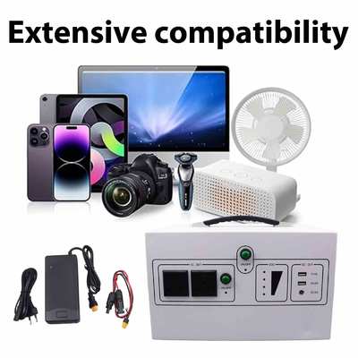 Хорошая цена. Портативная электростанция 1000 Вт с солнечной зарядкой, литий-железо-фосфатная батарея 50 Ач онлайн