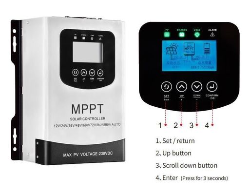 Хорошая цена. MPPT Automatic Charge Mode Solar Charge Controller 30A 40A 50A 60A for Solar Systems онлайн