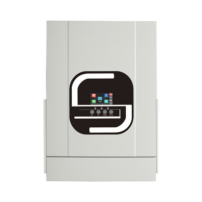 Хорошая цена. Горячая продажа Инвертор солнечной энергии 6.2KW 220V отключенный от сети Гибридный инвертор без батареи Работающий с двойным выходом PV 60-530V вход онлайн