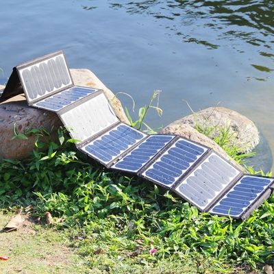 Чемодан с солнечными батареями 40W 50W 60W Внешний кемпинг водонепроницаемая складная сумка с солнечными батареями