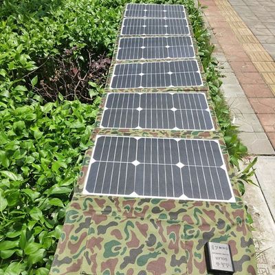 Переносная складная солнечная панель 120w 100w складная солнечная панель для пеших прогулок на открытом воздухе