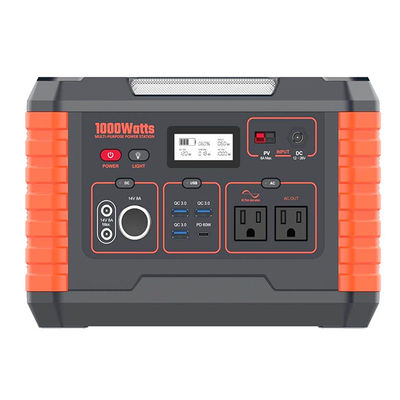 AC220v/240v/110v 1000W портативная электростанция Смарт аварийный генератор солнечной энергии