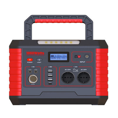 Перезаряжаемая 1000w 500w портативная электростанция 500 Вт энергобанк мощный
