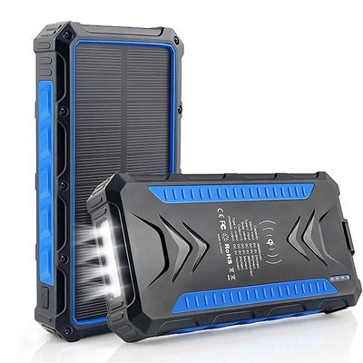 Быстрая зарядка беспроводной солнечной батареи 30000mAh высокая емкость