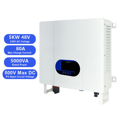Максимальное ПВ напряжение 450V 5Kva 48V MPPT Контроллер солнечного заряда Гибридный инвертор -35C 45C для оптимального управления солнечной энергией
