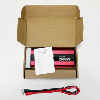 28.9CM*11.1CM*5.88CM 2600W Пик 12V 24V 48V 60V постоянного тока на AC-инвертор питания от сети для долгосрочной производительности сети SDK