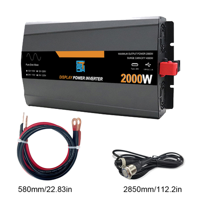 Хорошая цена. EU Разъем 3KW 24V 220V Чистая синусоида Автономный солнечный инвертор онлайн