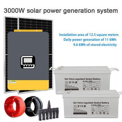 Хорошая цена. High Quality 3KW Off Grid Solar System with MPPT Controller – Adjustable Voltage 100V–240V онлайн