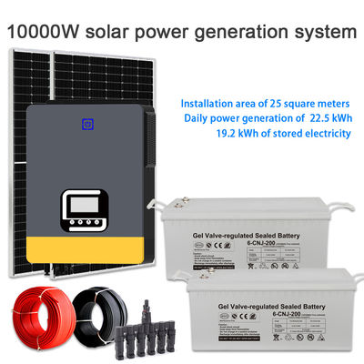 Хорошая цена. Home Power Solution: 10KW Hybrid Solar System with GEL Battery Storage to Prevent Power Outages and Maximize Solar Energy онлайн