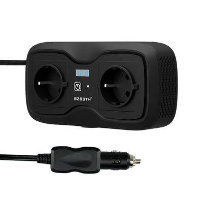 Хорошая цена. Szssth Dc 12V To 110V Ac Конвертер Батарея Быстрое зарядное устройство 200W Двойной USB 2 Выход Автомобильная мощность Инвертор Выходная частота 50Hz онлайн