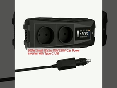 300 Вт Малый 12V до 110V 220V Автомобильный силовой инвертор с USB типа C